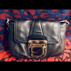 PRICE DROP Michael Kors Black Leather Crossbody